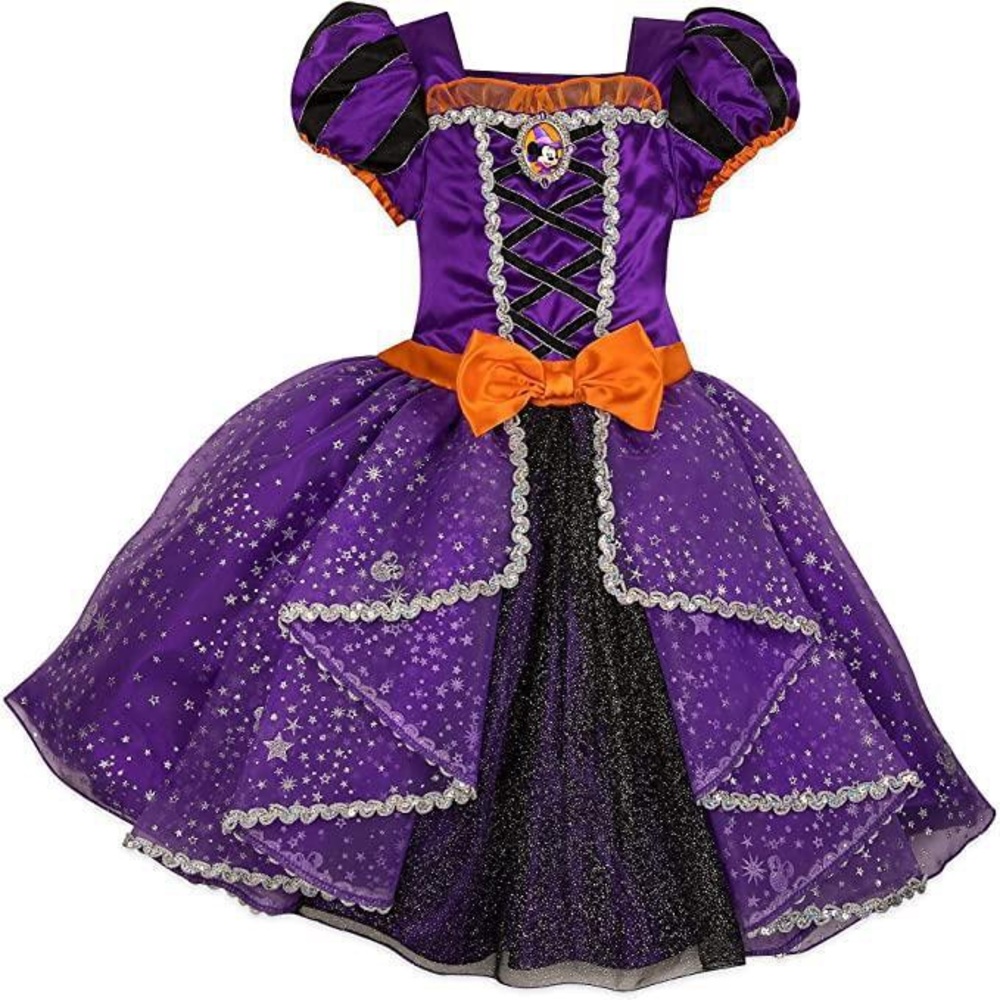 Disney Minnie Mouse Witch Purple Halloween Costume Dress